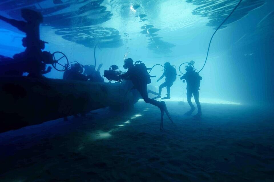 La grabación de las escenas subacuáticas de 'Los Tigres' fue de una gran dificultad técnica