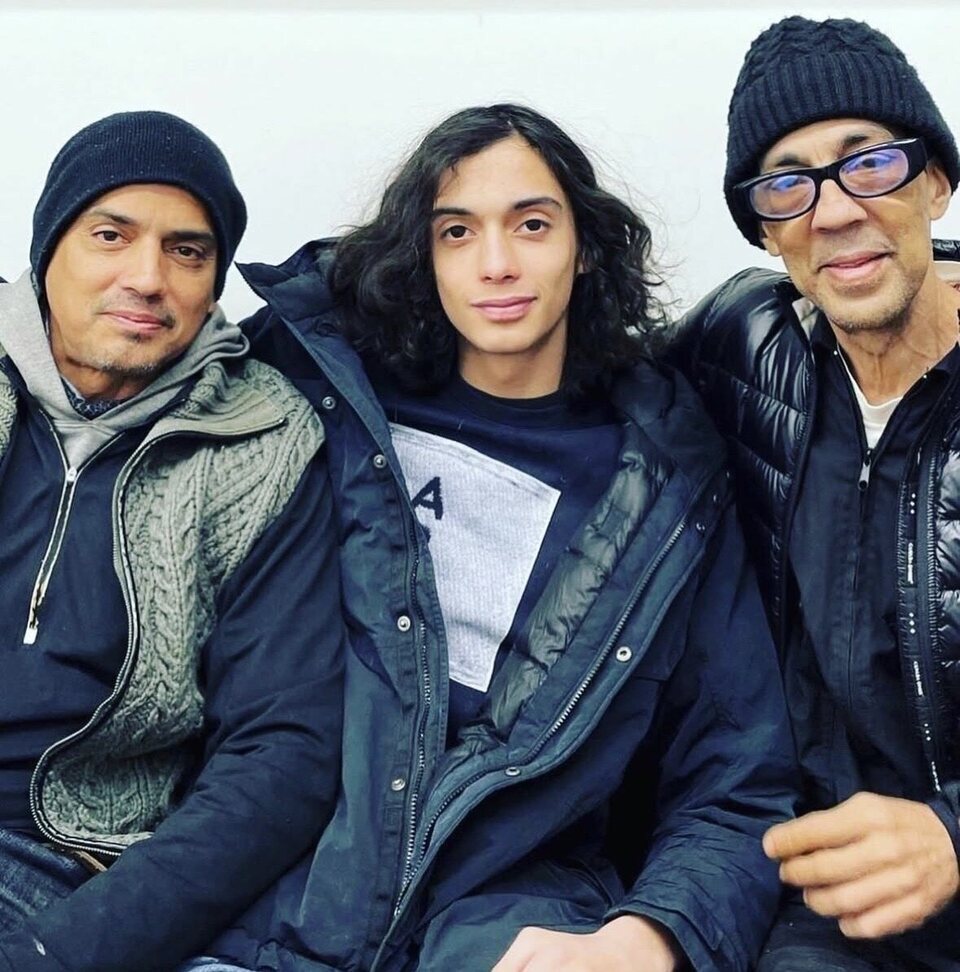 Foto conmemorativa a Leandro De Niro