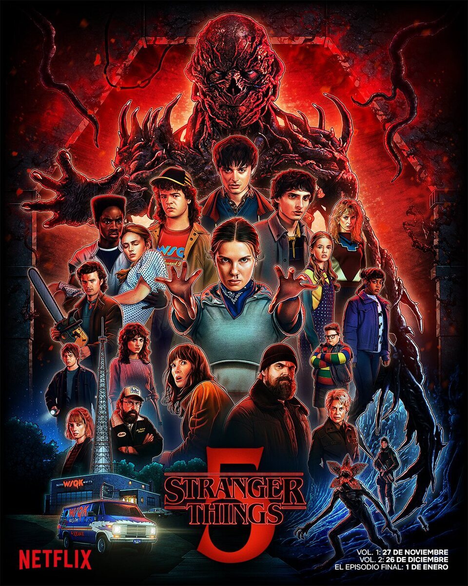 Póster final de 'Stranger Things 5'