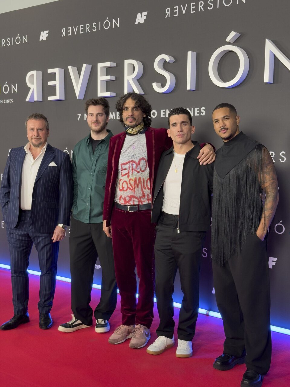 El equipo de 'Reversión' en la premier en Madrid