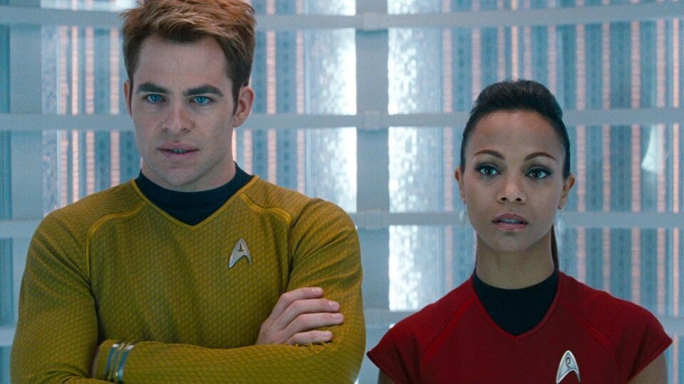 Chris Pine y Zoe Saldaña