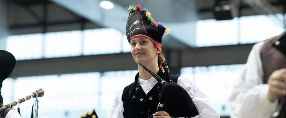 Fer Fraga asegura que la gaita "Es un instrumento muy complejo"