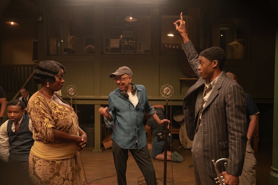 Chadwick Boseman y Viola Davis en 'La madre del blues'
