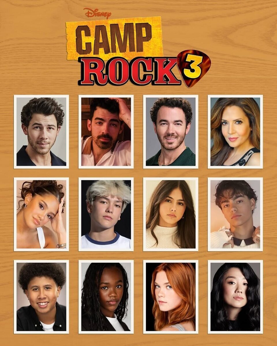 El reparto de 'Camp Rock 3' mezcla a las antiguas y las nuevas generaciones