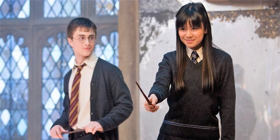 Katie Leung y Daniel Radcliffe en la saga 'Harry Potter'
