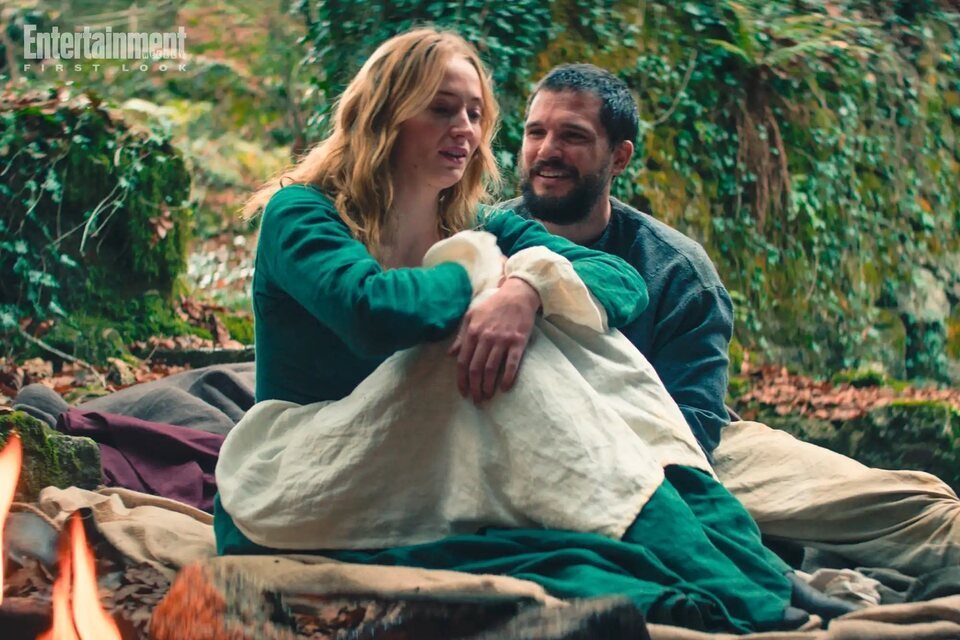 Sophie Turner y Kit Harington en 'The Dreadful'