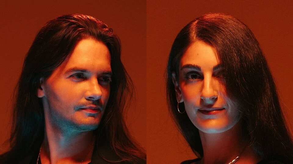 Kara Talve y Anže Rozman, miembros del colectivo Bleeding Fingers Music