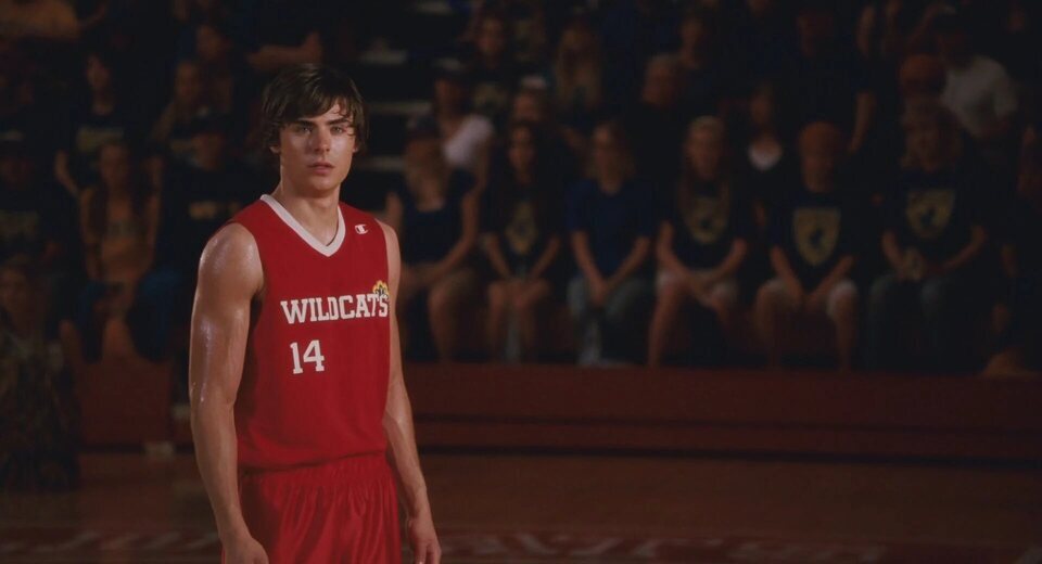 Zac Efron como Troy Bolton en &lsquo;High School Musical'
