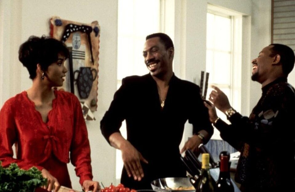 Eddie Murphy y Martin Lawrence en 'Boomerang, el pr&iacute;ncipe de las mujeres'