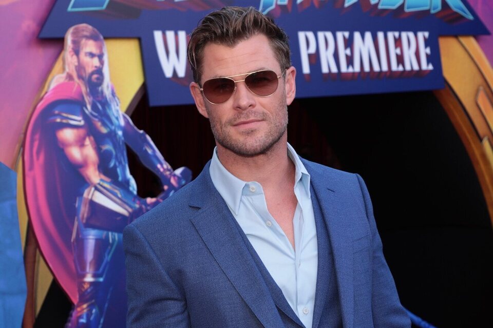 Chris Hemsworth en la premiere de 'Thor: Love and Thunder'