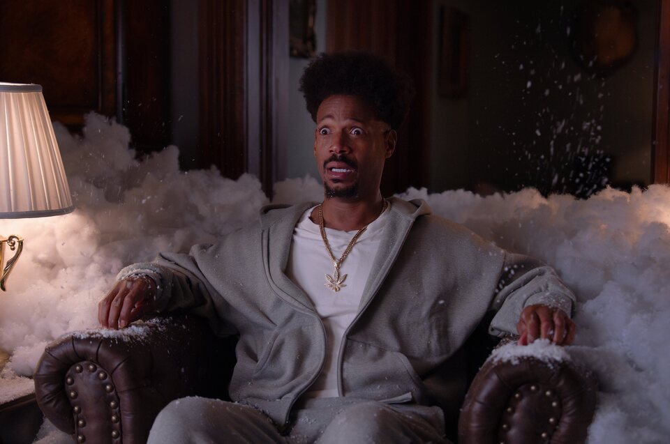 Shorty (Marlon Wayans), durante el gui&ntilde;o a 'D&eacute;jame salir'