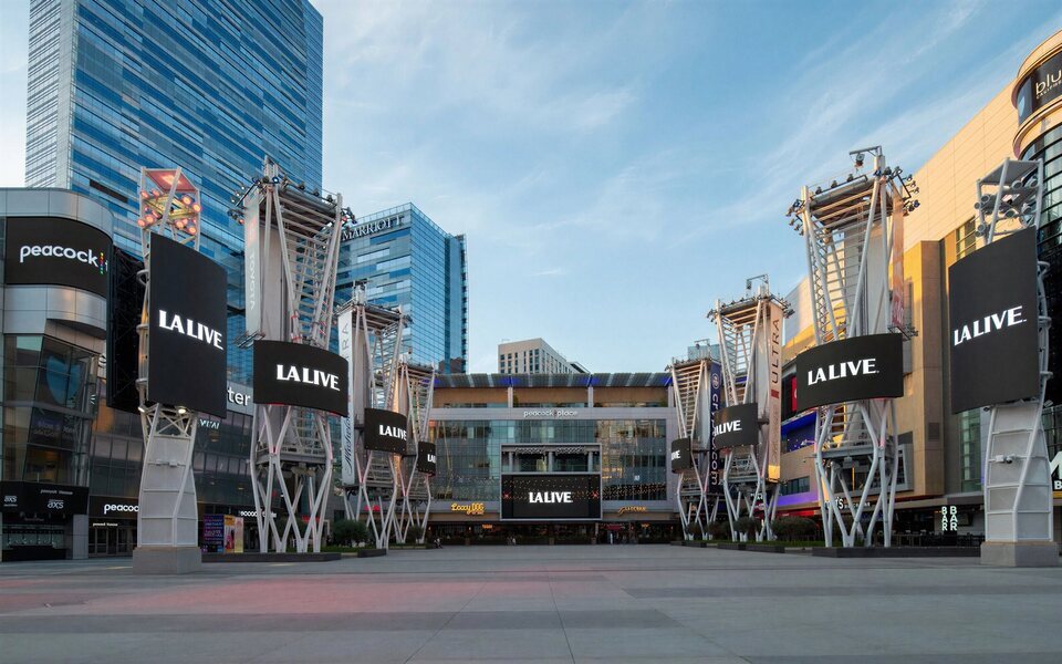 La plaza del LA Live que albergar&aacute; la alfombra roja de los Oscar