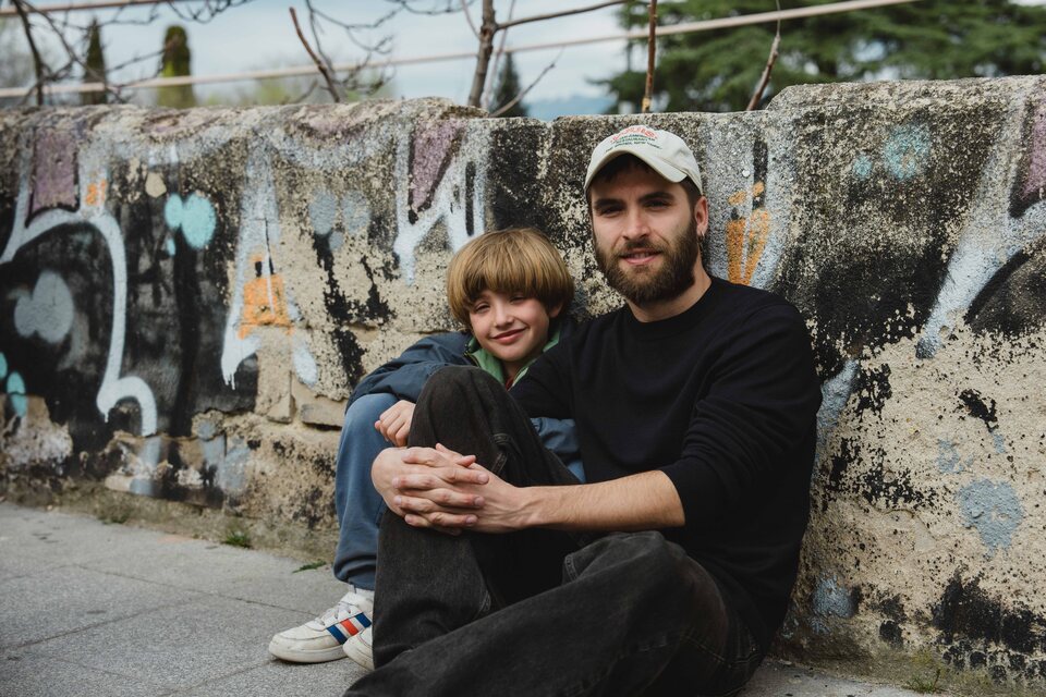 Ricardo G&oacute;mez junto al debutante V&iacute;ctor Lite, que interpretara al personaje basado en el propio G&oacute;mez