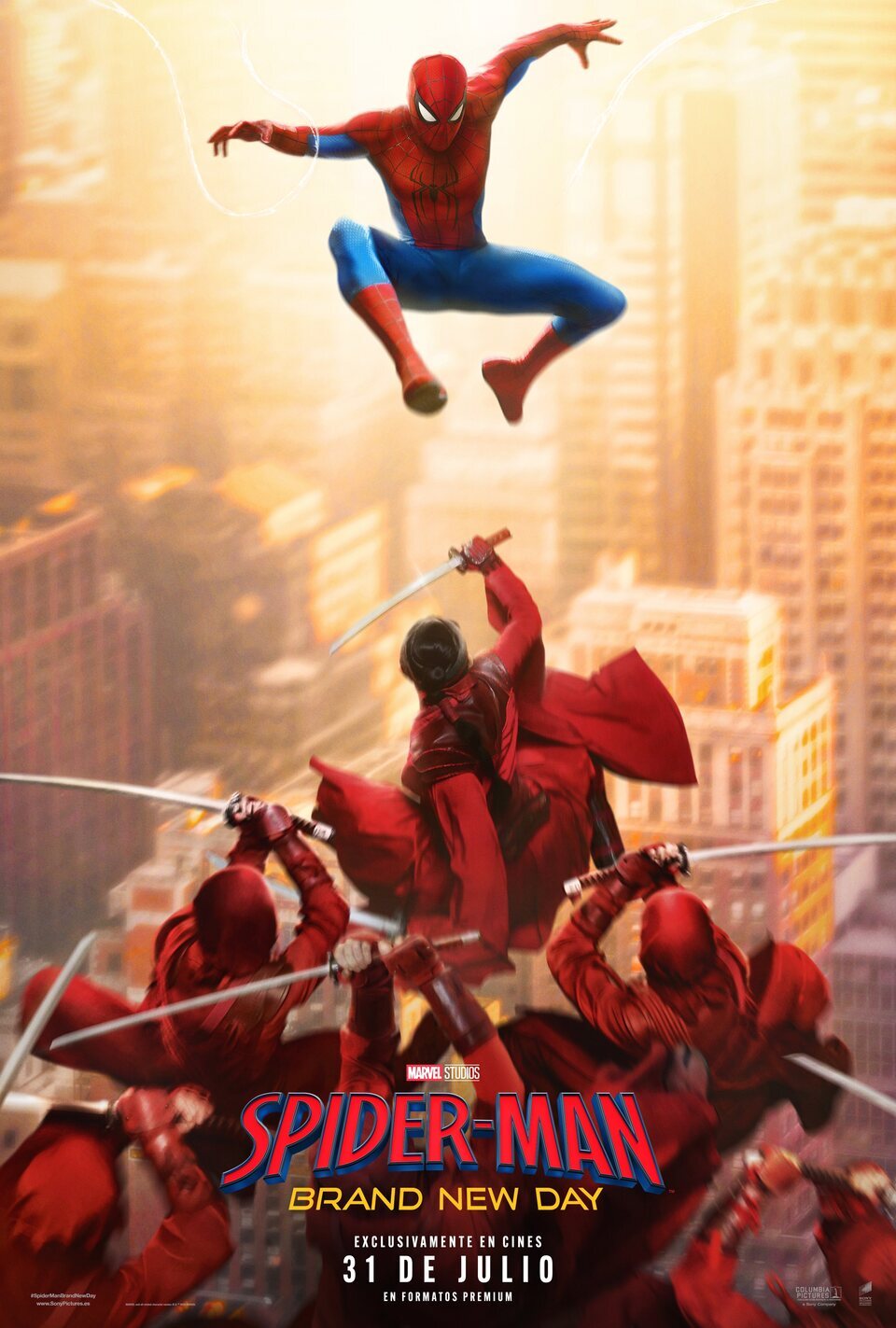 Uno de los nuevos posters de 'Spider-Man: Brand New Day'