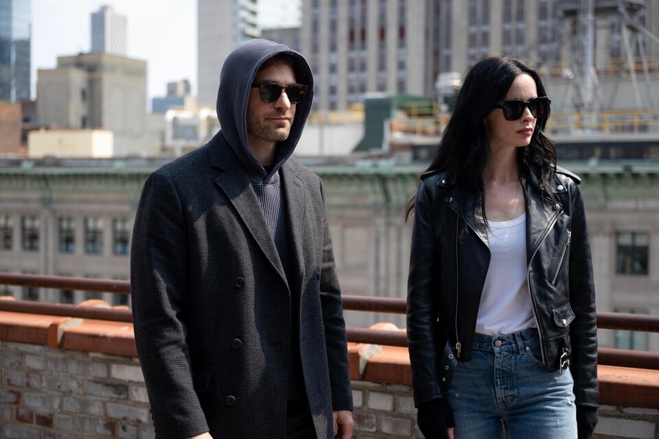 Charlie Cox y Krysten Ritter en 'Daredevil: Born Again'