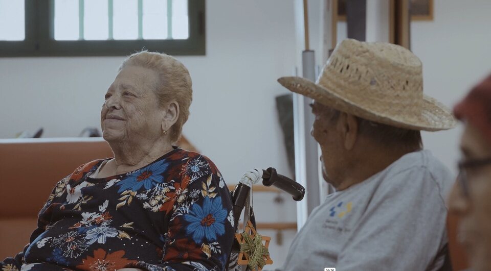 Milagros, protagonista de 'El ropero', recibi&oacute; el premio a Mejor Actriz por su papel en el cortometraje dirigido por Tomasi Doblecero.