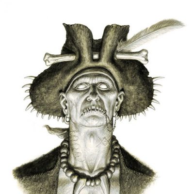 Concept art de un zombie de 'Piratas del Caribe: En mareas misteriosas'