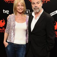 Antonio Resines y Belén Rueda en la premiére de 'Águila Roja, la película'