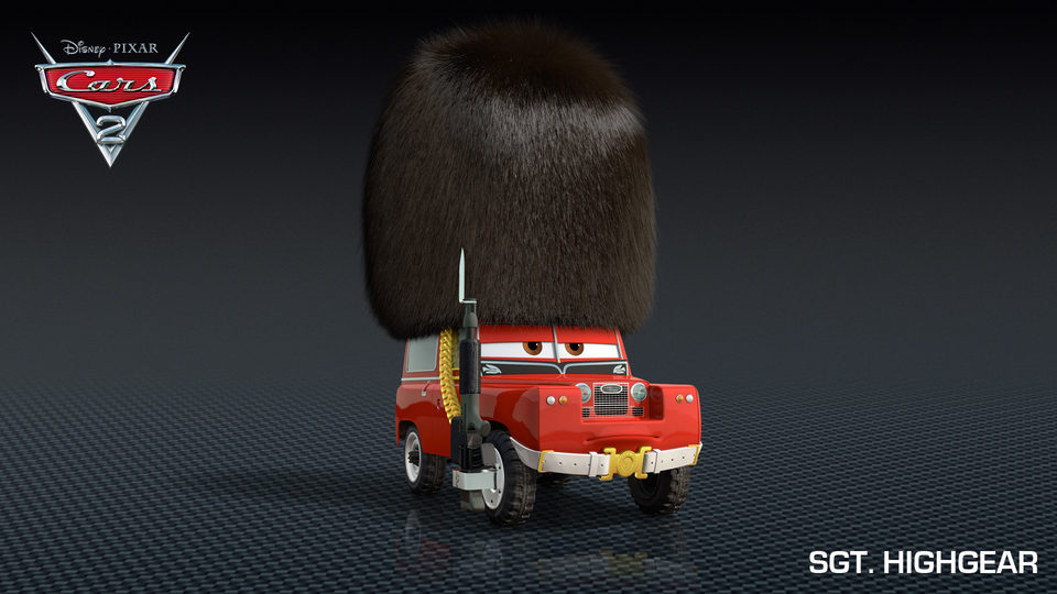 La guardia británica, versión 'Cars 2'