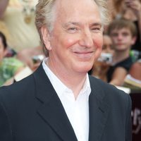 Alan Rickman en la premiére de Harry Potter en Nueva York