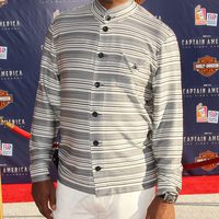 Samuel L, Jackson en la premiére de 'Capitán América'