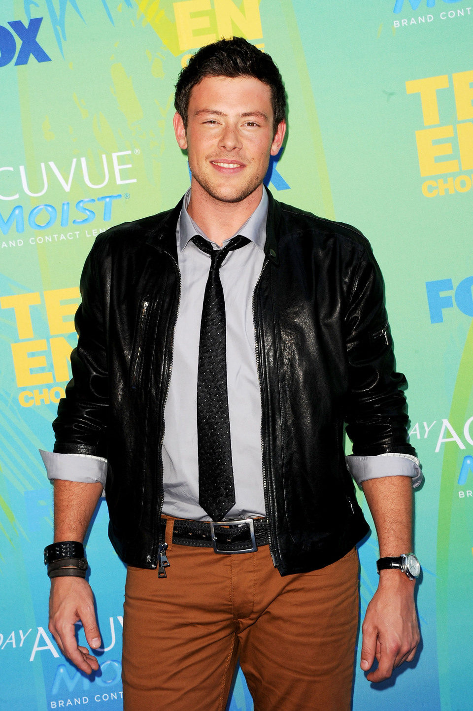 Cory Monteith en el photocall de los Teen Choice Awards 2011