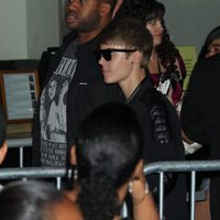 Justin Bieber llega a la premiére de 'Sin salida'