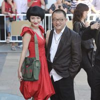 Ju Ze y Wang Xiao Shuai asisten al Festival de San Sebastián
