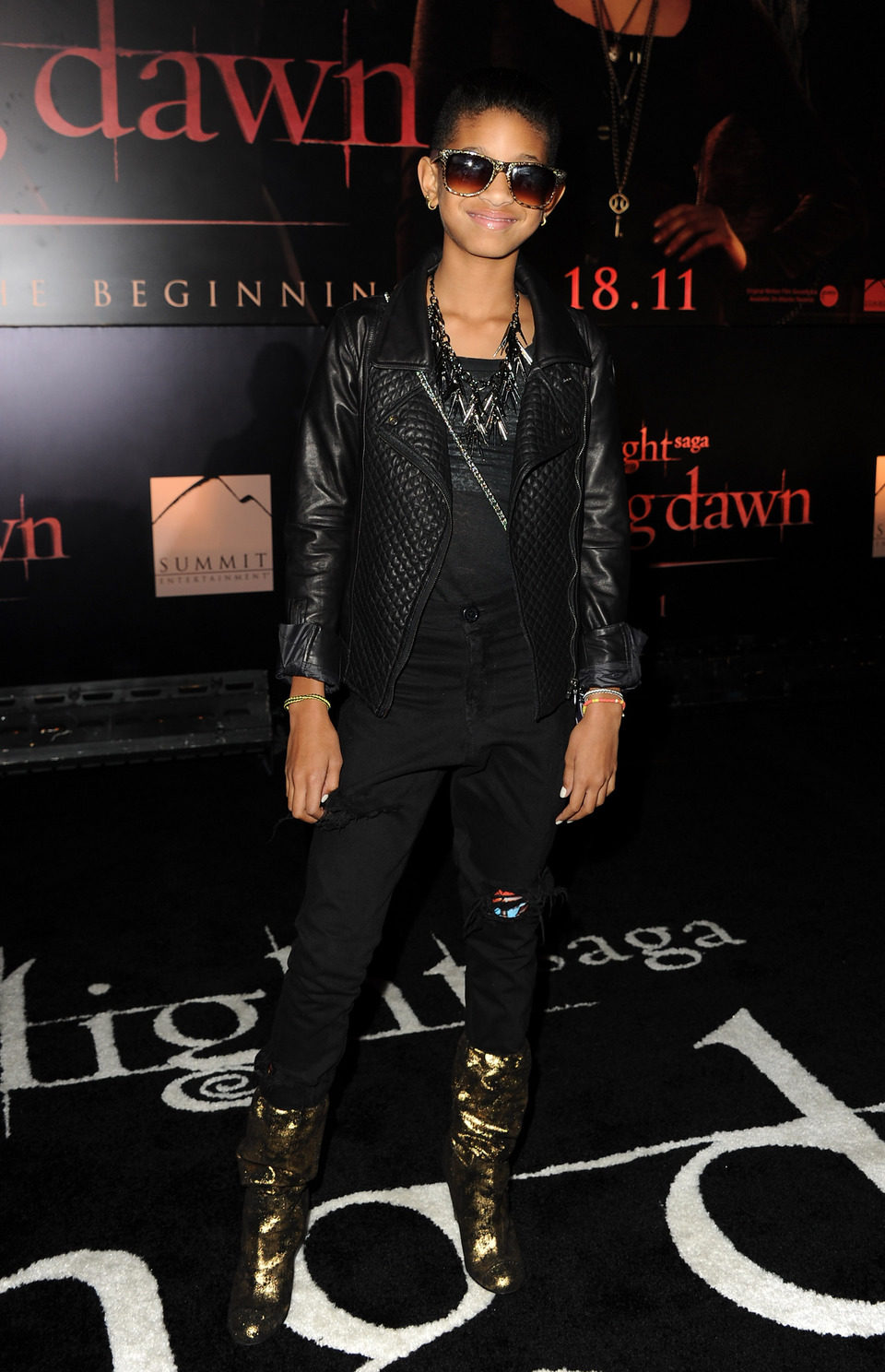 Willow Smith en la premiére de 'Amanecer: Parte 1'