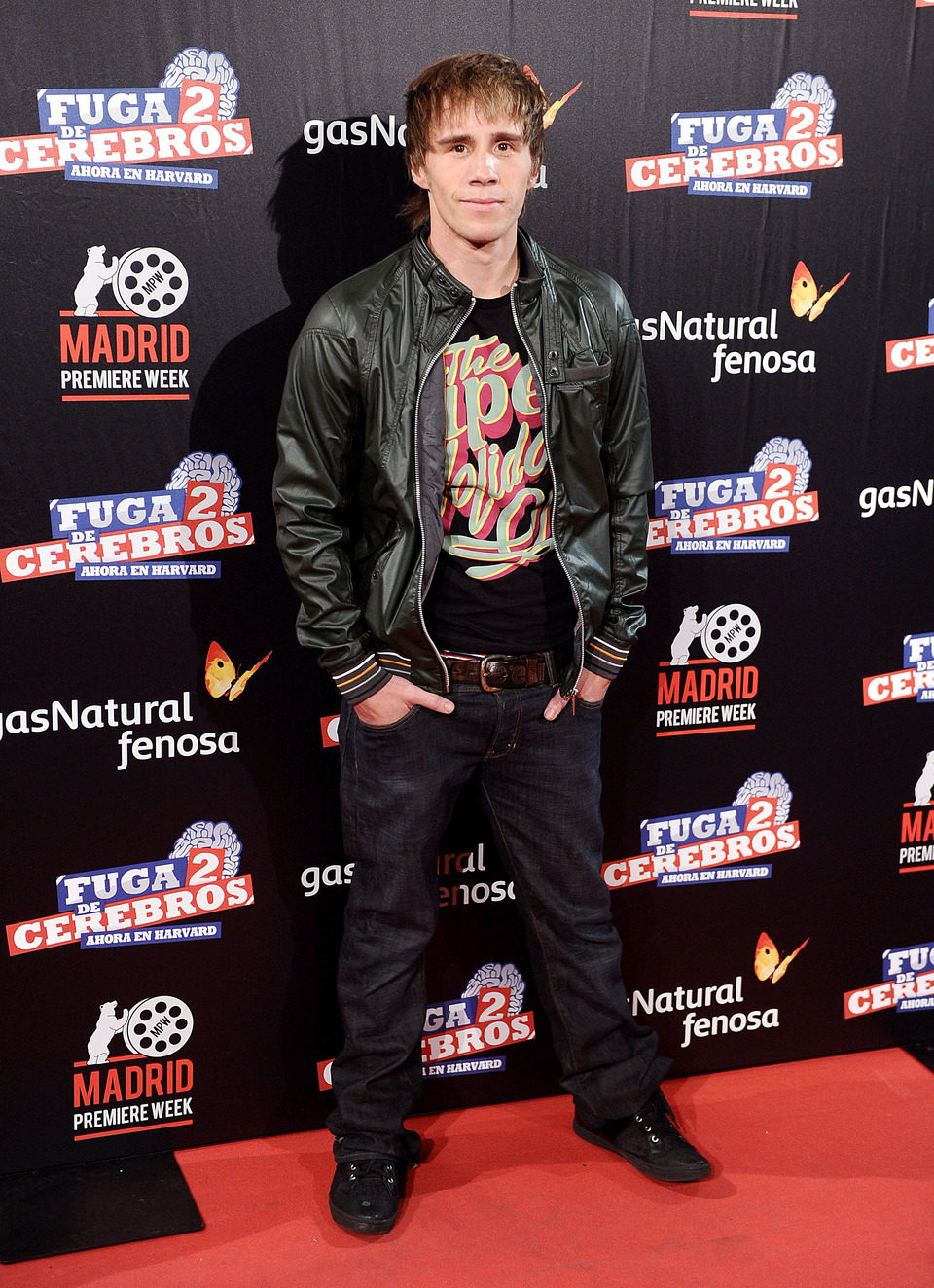 Bernabé Fernández en el estreno en Madrid de 'Fuga de cerebros 2'