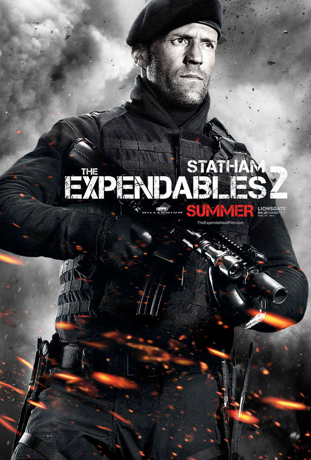 Jason Statham en 'Los mercenarios 2'