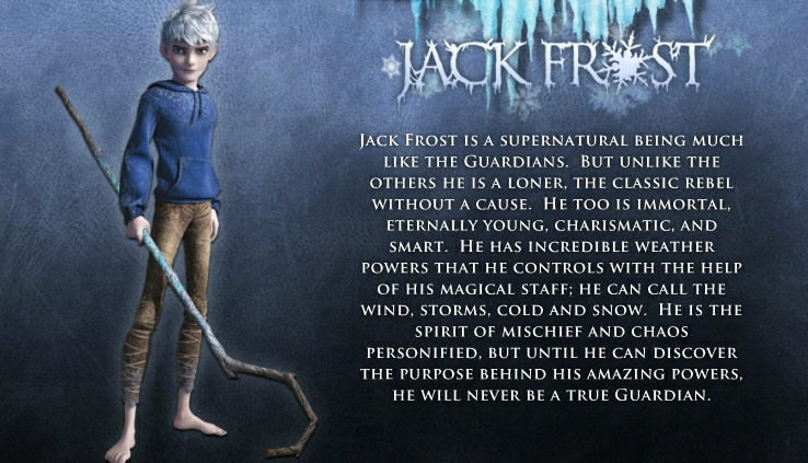 Jack Frost en 'El origen de los guardianes'