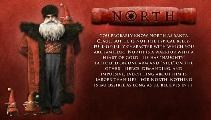 North en 'El origen de los guardianes'