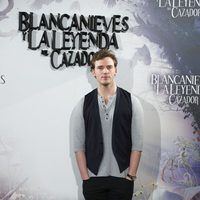 Sam Claflin en la presentación de 'Blancanieves y la leyenda del cazador' en Madrid