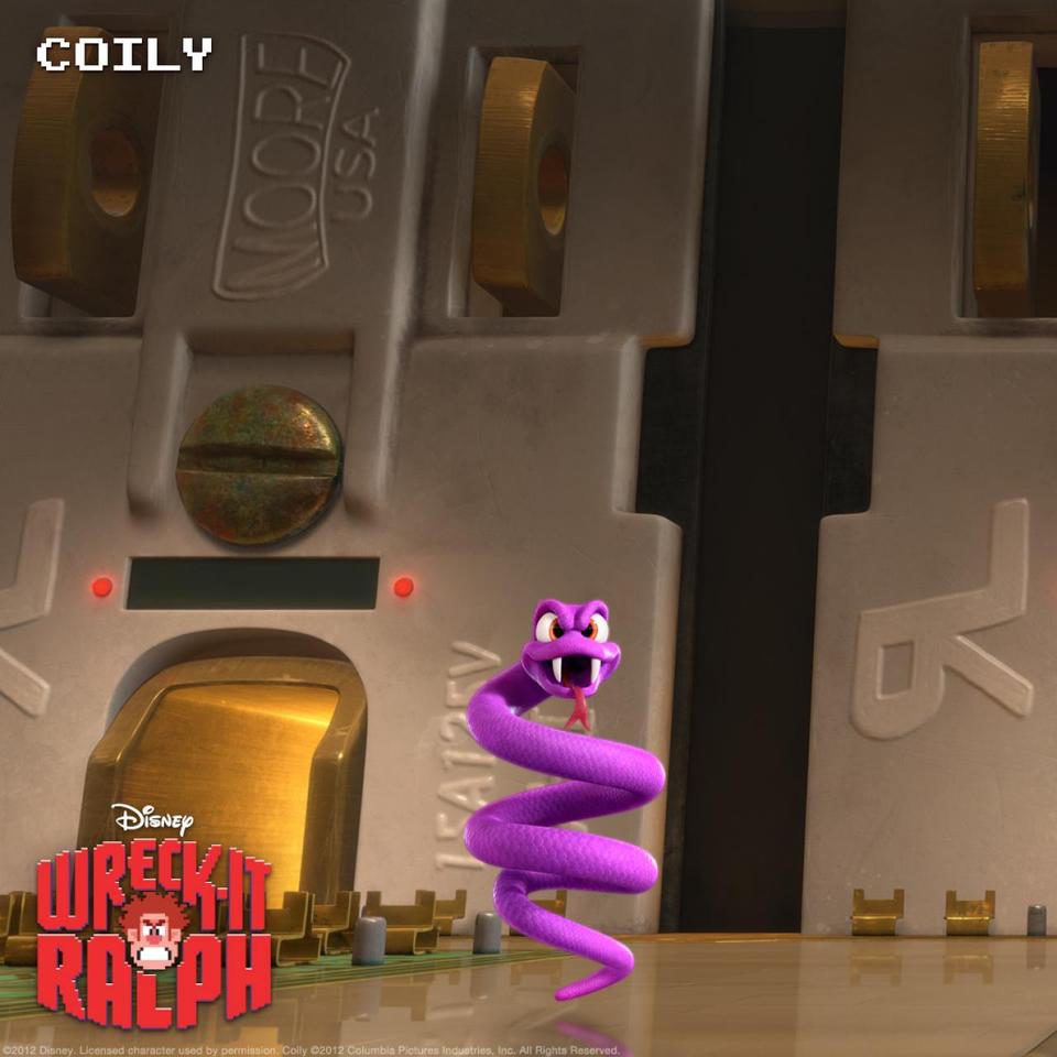Coily, de '¡Rompe Ralph!'