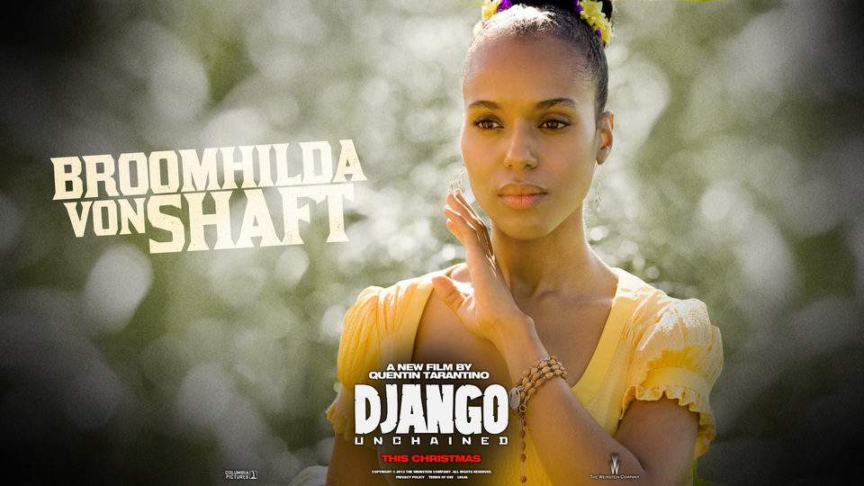 Póster de Broomhilda von Shaft en 'Django desencadenado'