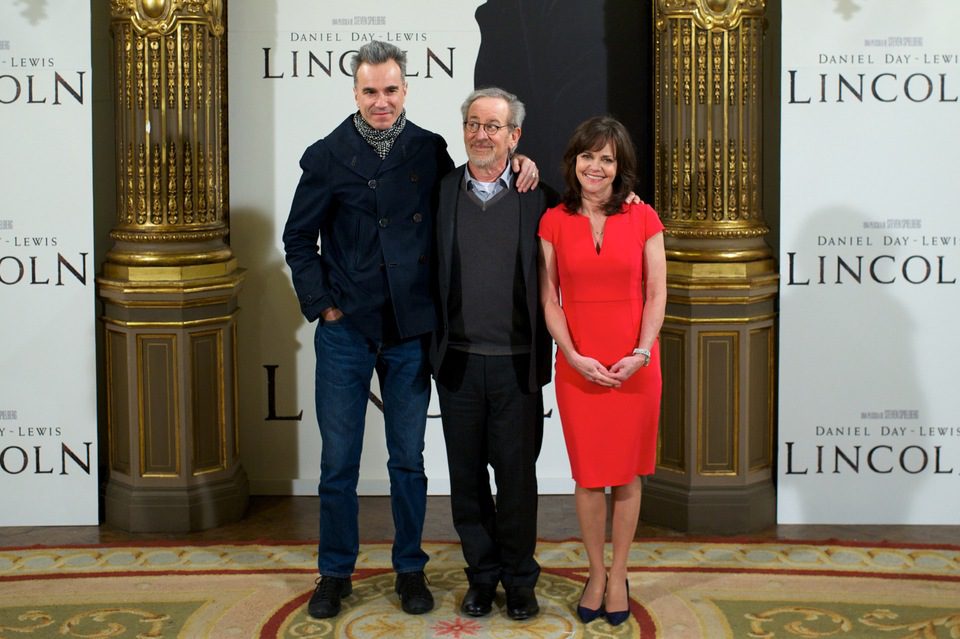 Steven Spielberg, Daniel Day-Lewis y Sally Field presentan 'Lincoln' en Madrid