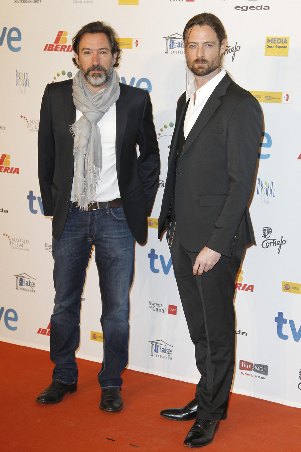 Ginés García Millán y William Miller en la entrega de los Premios José María Forqué