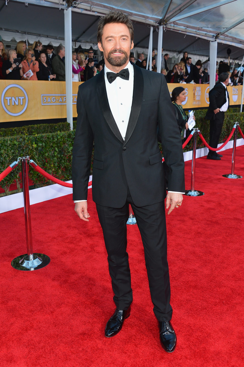Hugh Jackman en la alfombra roja de los Screen Actors Guild Awards 2013
