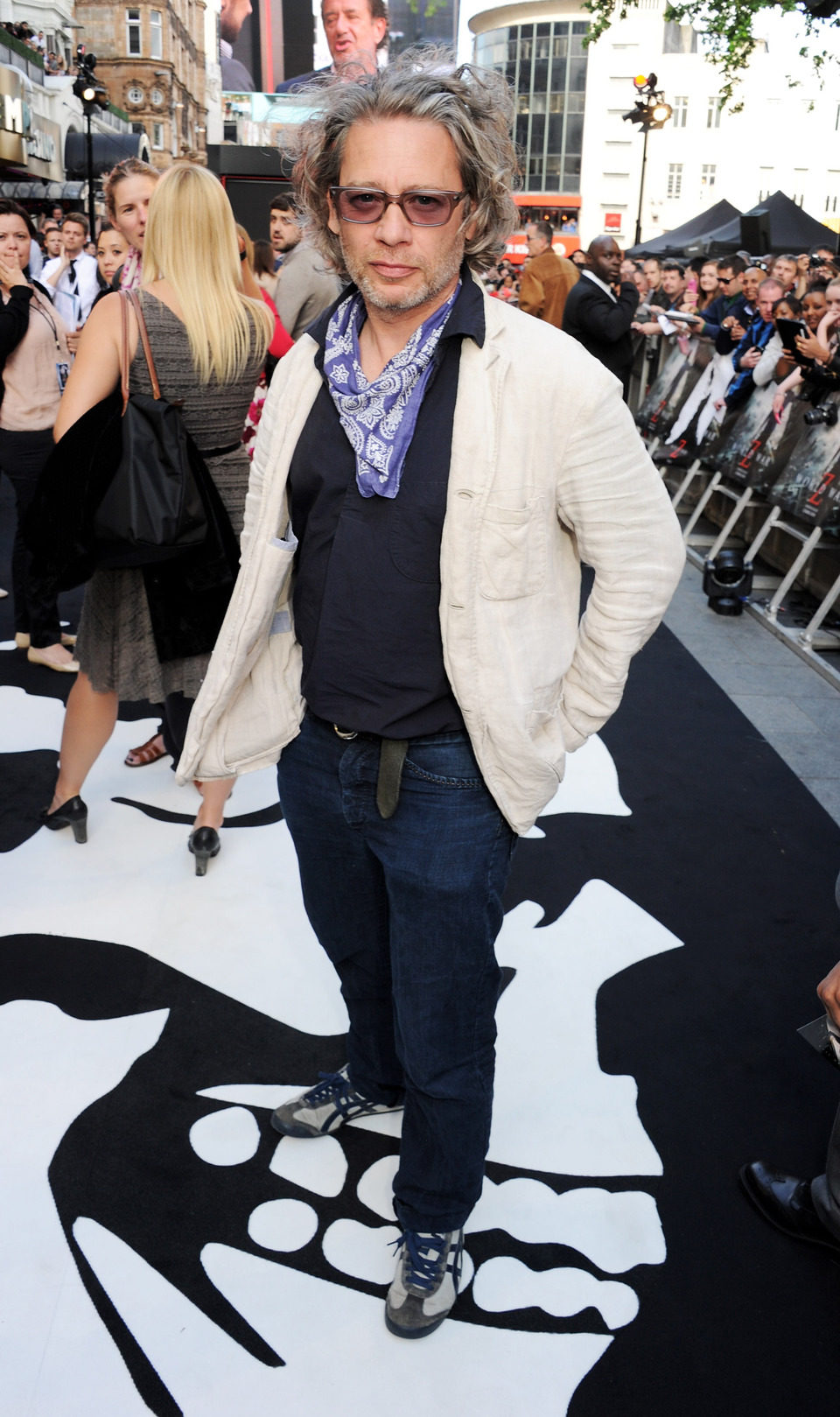 Dexter Fietcher en el estreno de 'Guerra Mundial Z' en Londres