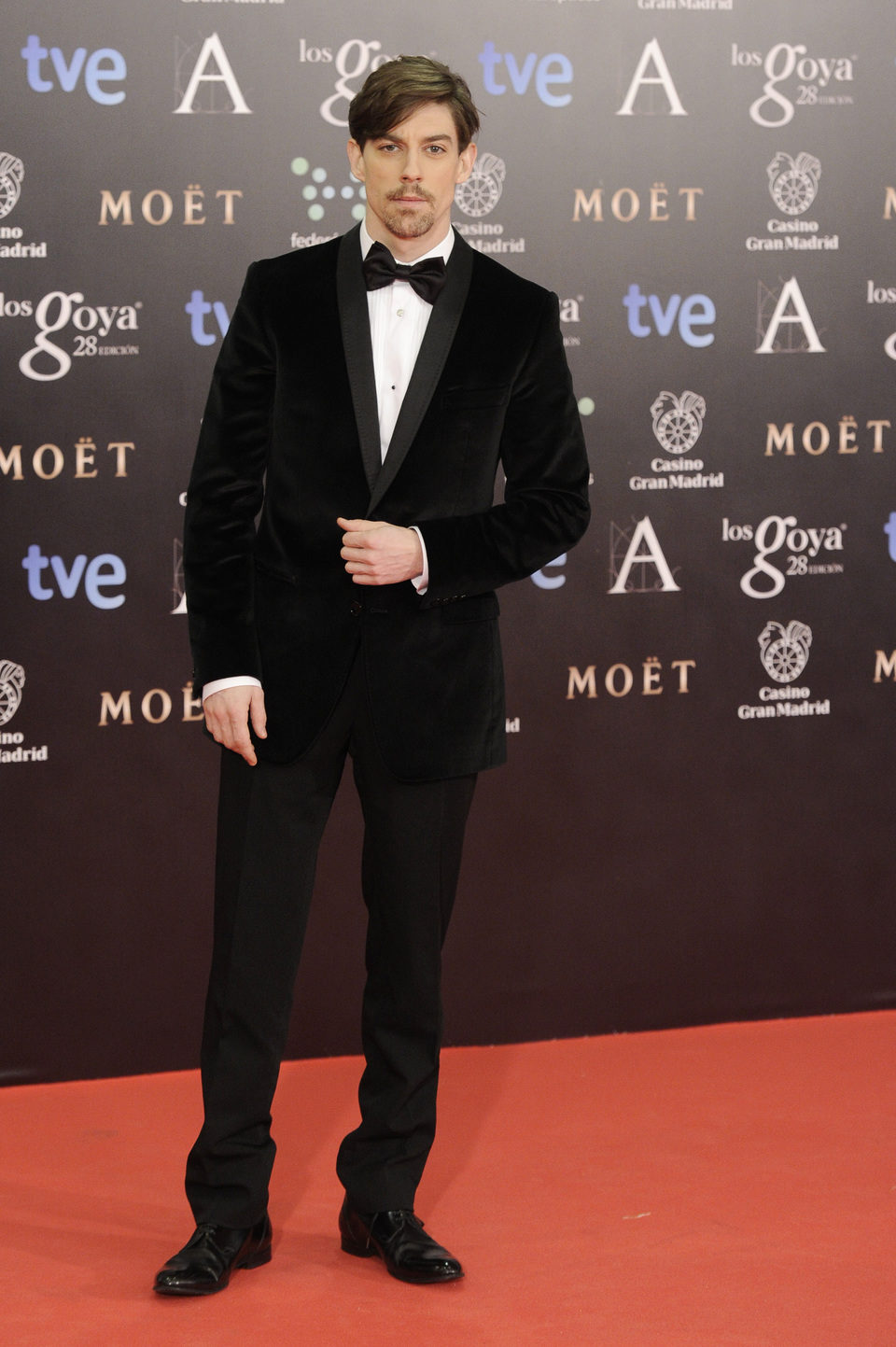 Adrián Lastra en los Premios Goya 2014