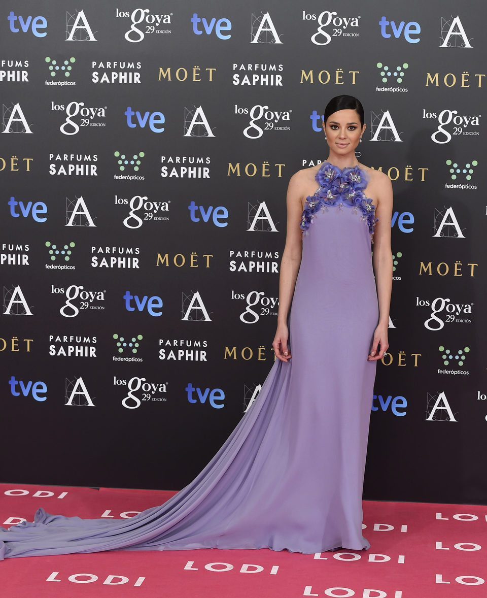 Dafne Fernández en los Goya 2015