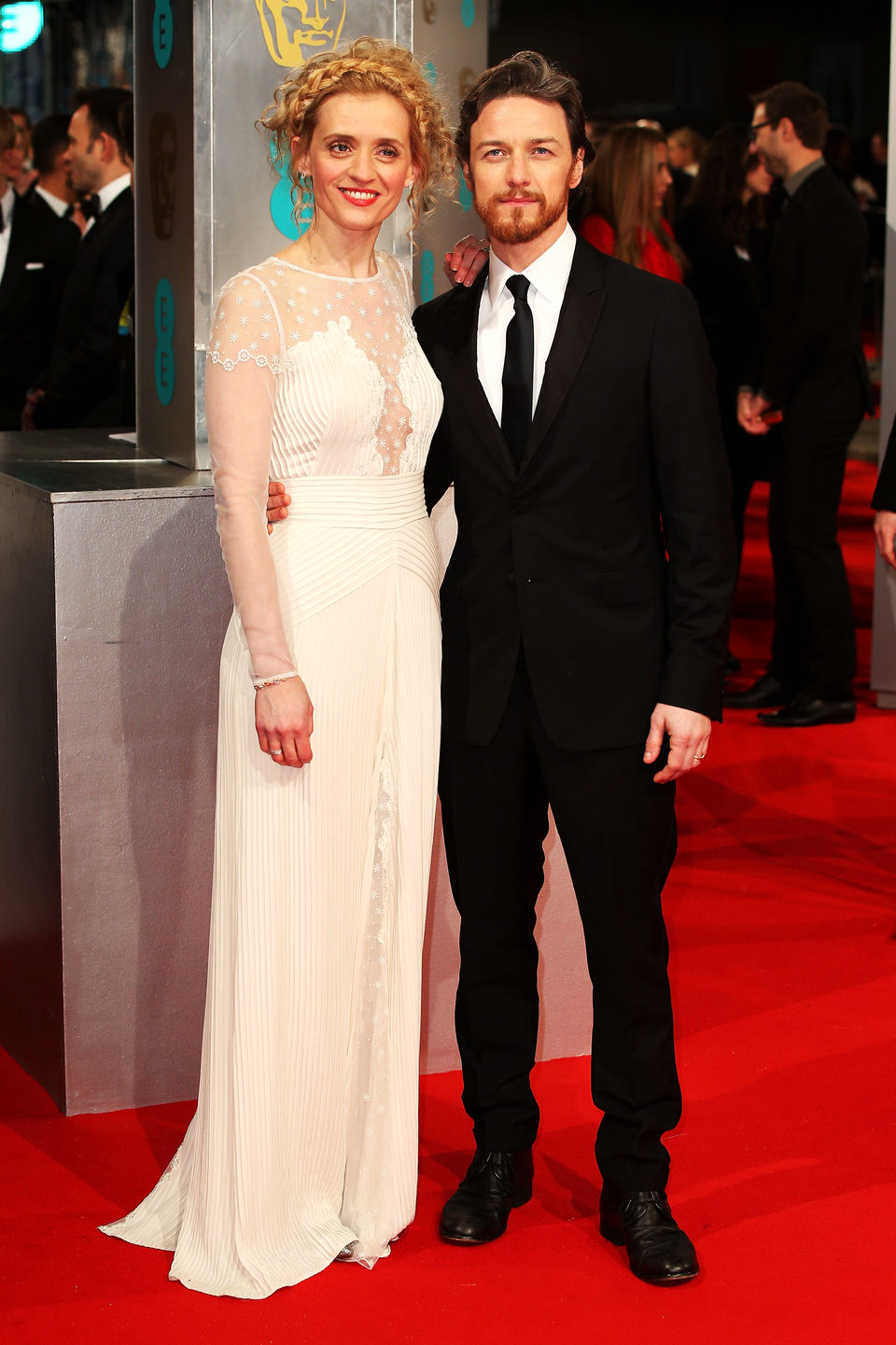 James McAvoy y Anne-Marie Duff en los BAFTA 2015
