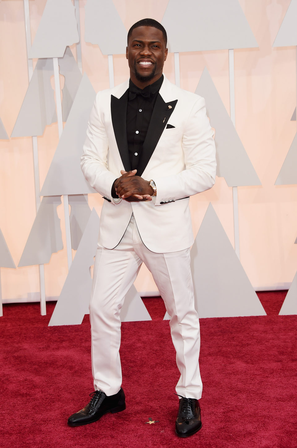Kevin Hart en la alfombra roja de los Oscar 2015