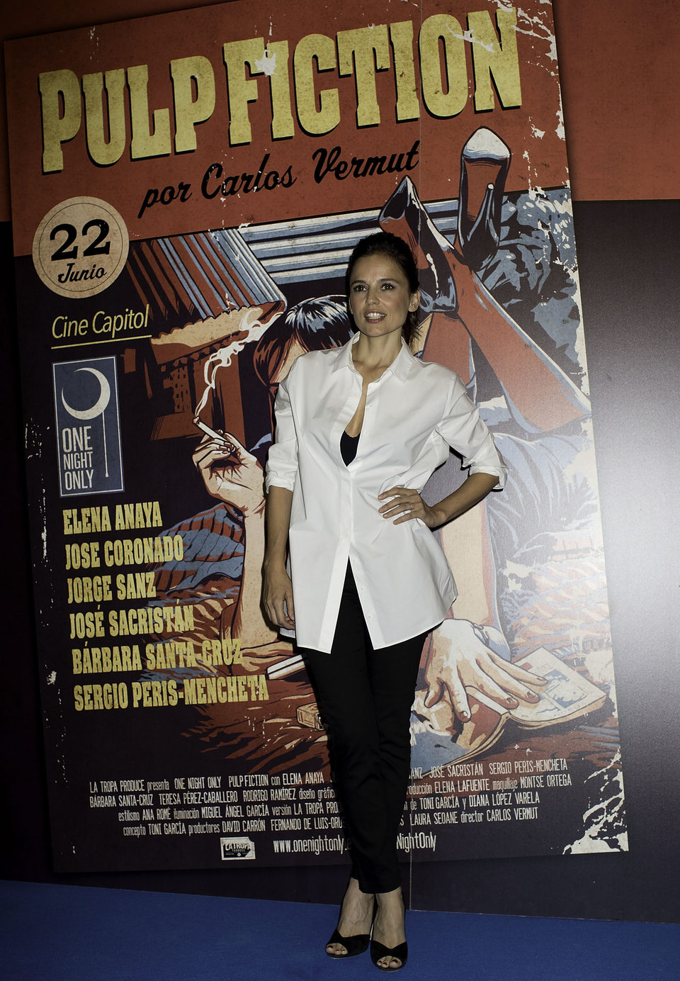 Elena Anaya en el photocall de One Night Only: 'Pulp Fiction'