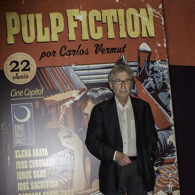 José Sacristán en el photocall de One Night Only: 'Pulp Fiction'
