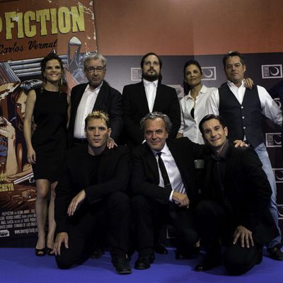 equipo-photocall-one-night-only-pulp-fiction