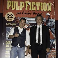 Jorge Sanz y José Coronado en el photocall de One Night Only: 'Pulp Fiction'