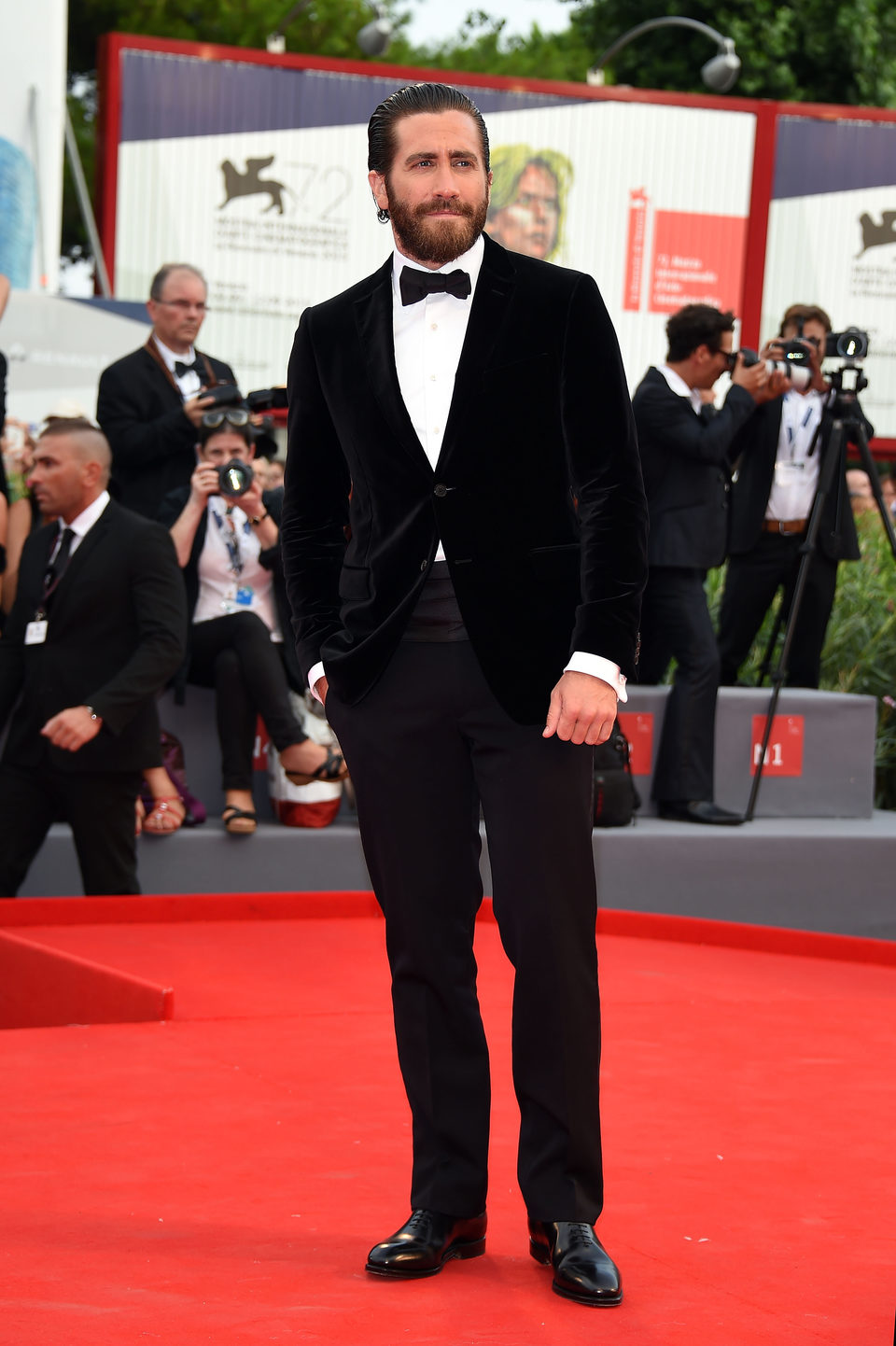 Jake Gyllenhaal en la presentación de 'Everest' en la 72ª edición del Festival de Venecia