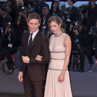 Eddie Redmayne y Hannah Bagshawe en la 72ª edición del Festival de Venecia